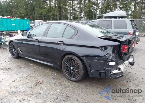 2018 BMW M550I xDrive из США, поврежденный, VIN WBAJB9C56JB287096